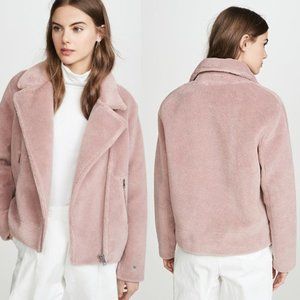 Soia & Kyo Laure Sherpa Pink Jacket Sz XXS